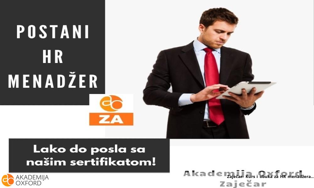 Zaječar- Kurs i obuka za HR menadžera Zaječar- Kurs i obuka za HR menadžera