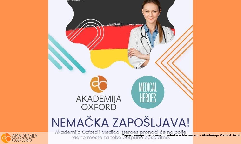 Zapošljavanje medicinskih radnika u Nemačkoj - Akademija Oxford Pirot Zapošljavanje medicinskih radnika u Nemačkoj - Akademija Oxford Pirot